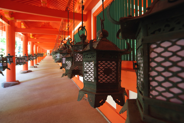 奈良春日大社的回廊图片