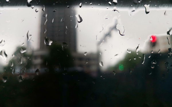 雨后都市风景