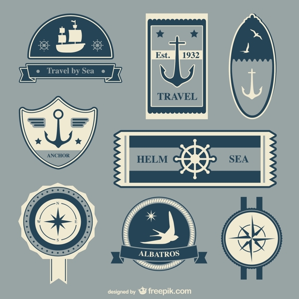 航海旅行徽章