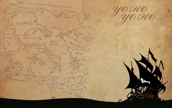 帆船与地图背景图片