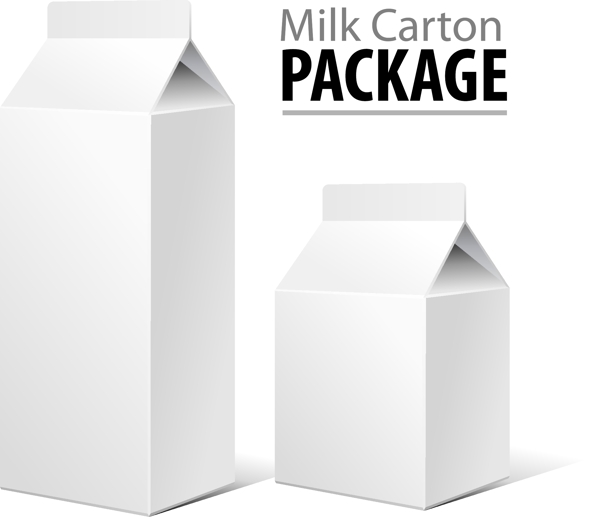 纸盒包装牛奶盒图片