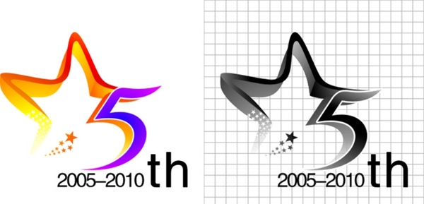 5周年标志LOGO