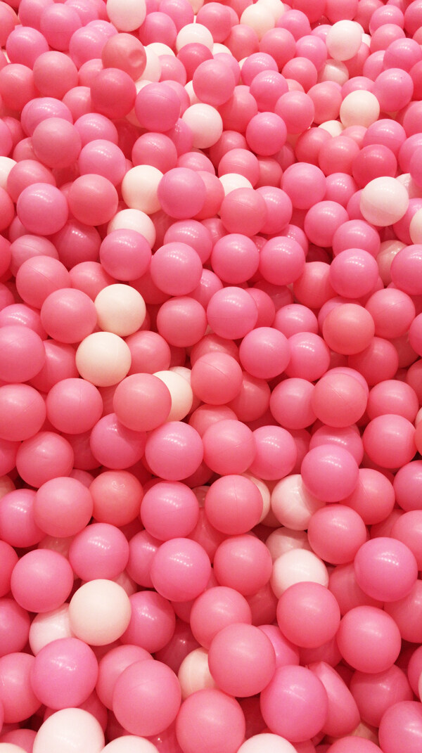 粉色海洋球