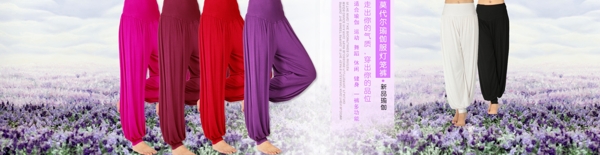 瑜伽裤灯笼裤banner图片