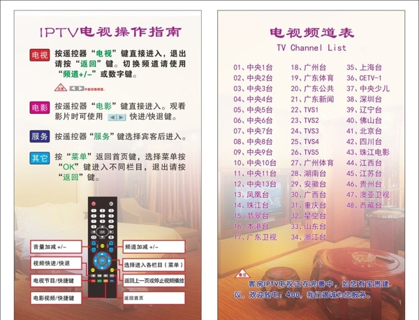 IPTV电视操作指南图片