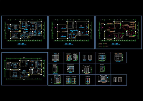 家居装修图CAD图纸