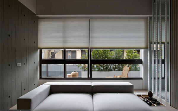 现代简约沙发窗户设计图