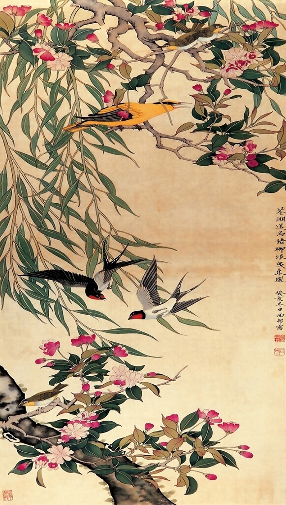 玄关花纹