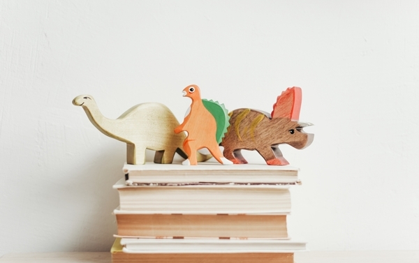 书恐龙玩具积木