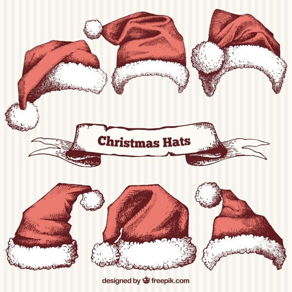 手绘圣诞帽包