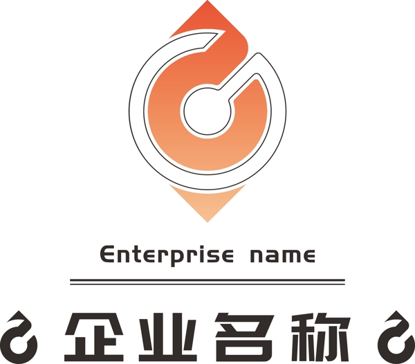 橙色字母G商业服务logo