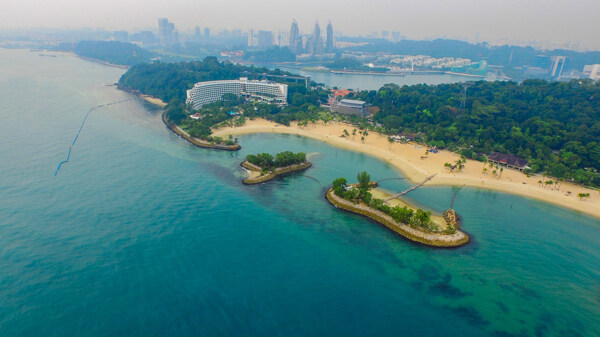 漂亮的新加坡海景
