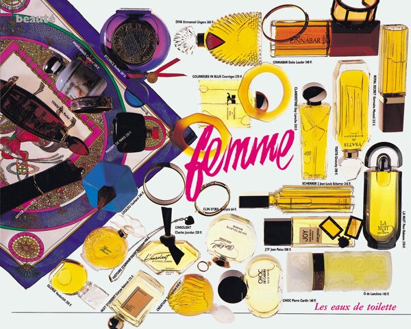 法国香水化妆品广告创意设计0010