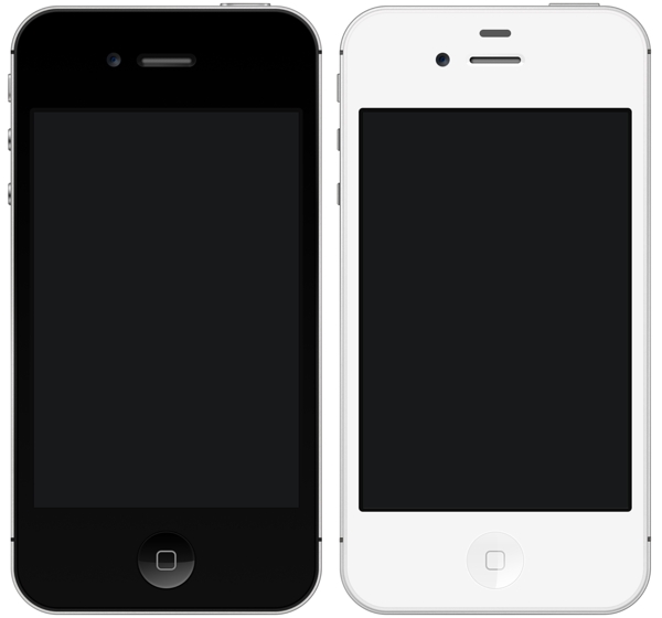 苹果黑色手机界面