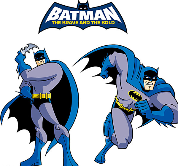 卡通蝙蝠侠矢量素材图片