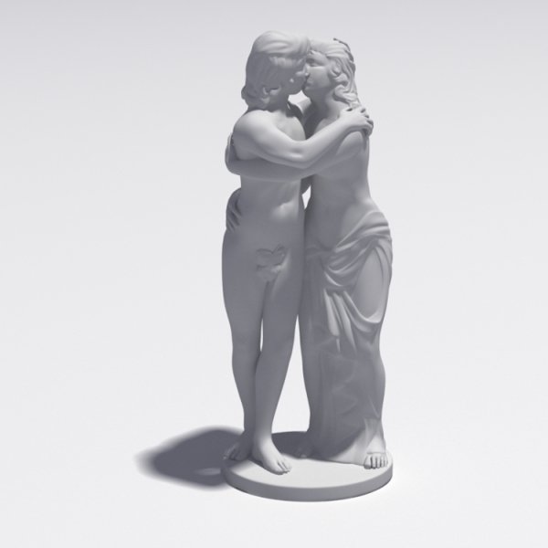 情侣雕塑