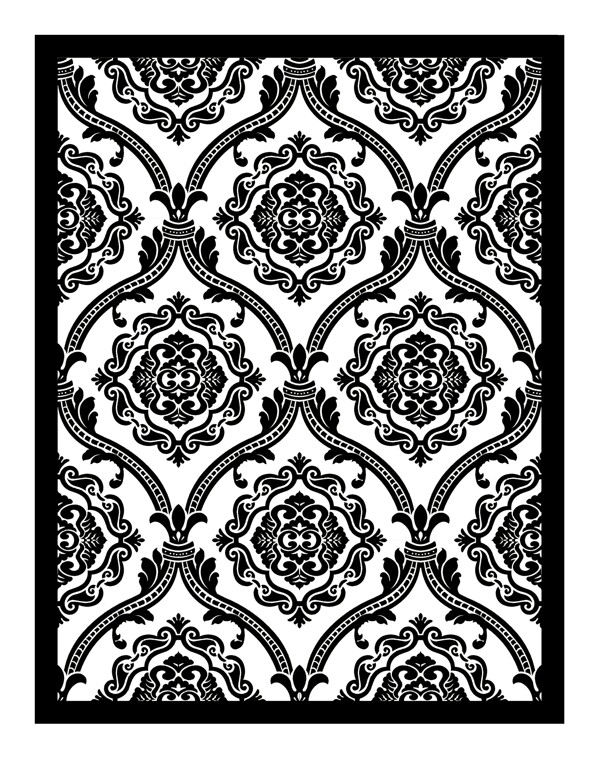 欧式古典地毯花纹图片