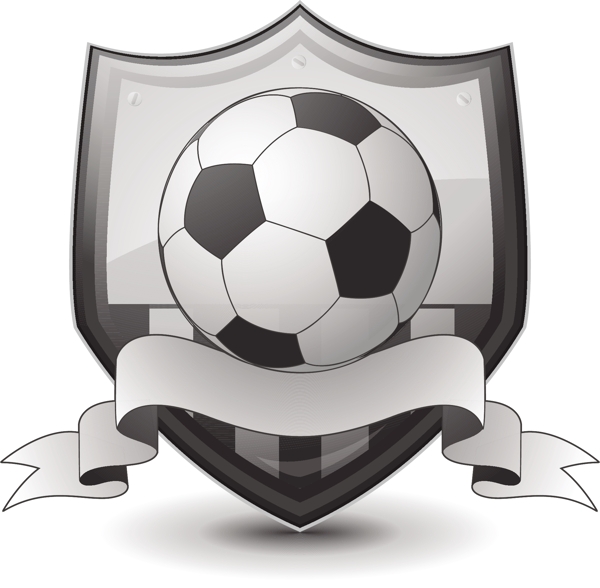 盾牌足球标志图片