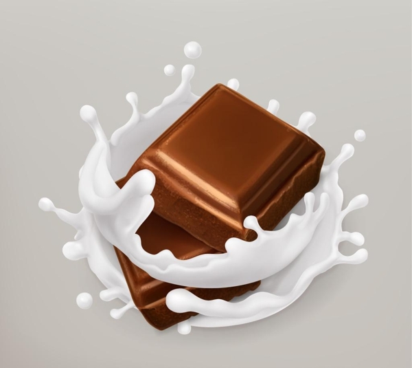 牛奶巧克力海报模板源文件宣传活