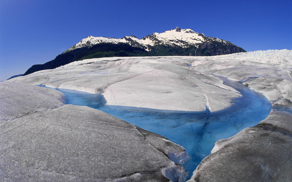 美国阿拉斯加美丽的湖光山色风景