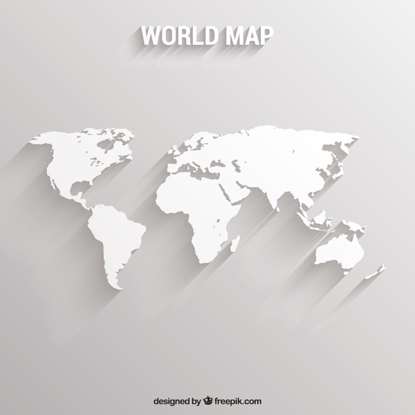 世界地图信息图表