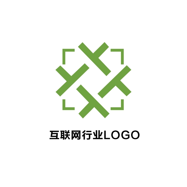 简约互联网logo模板