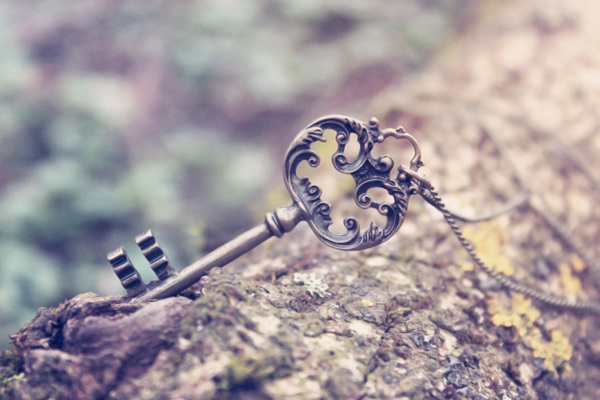 金属五福复古钥匙