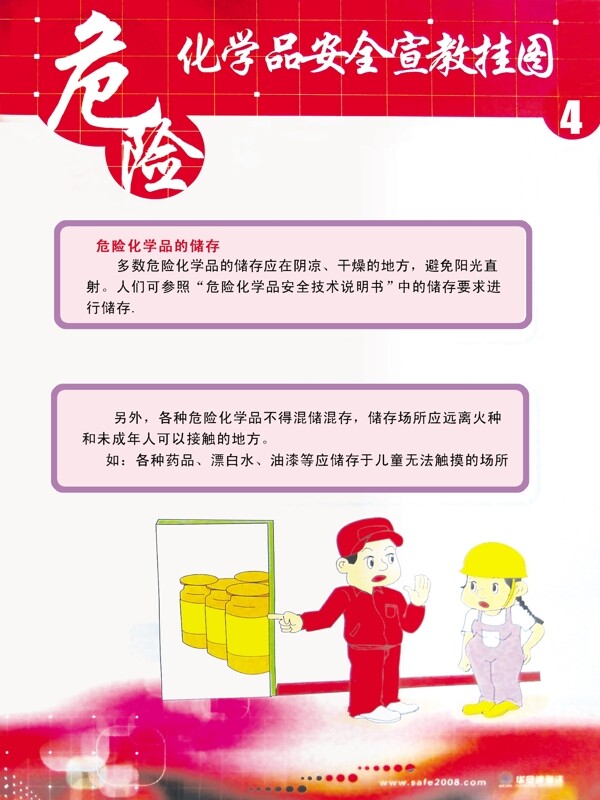 危险化学品安全宣教挂图图片