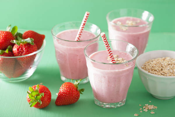 草莓麦片饮料图片