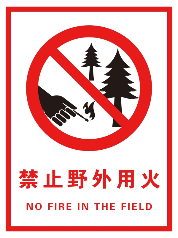 禁止用火