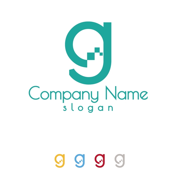 互联网字母造型G字母造型logo