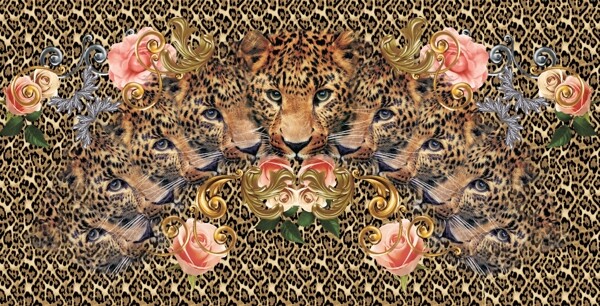 豹子花型图片