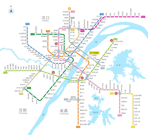 武汉地铁2019高清图
