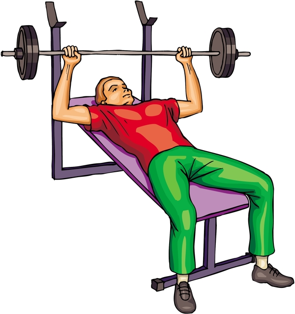 健身运动运动人物矢量素材EPS格式0380