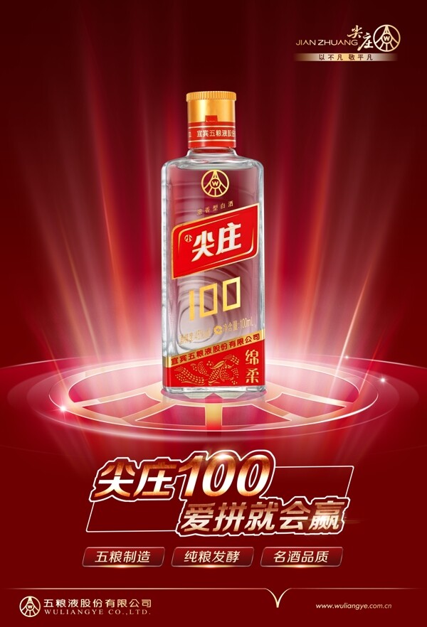 尖庄100白酒