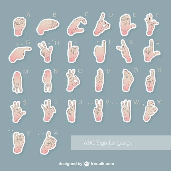 手势字母