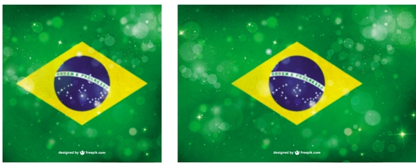 巴西国旗背景虚化背景