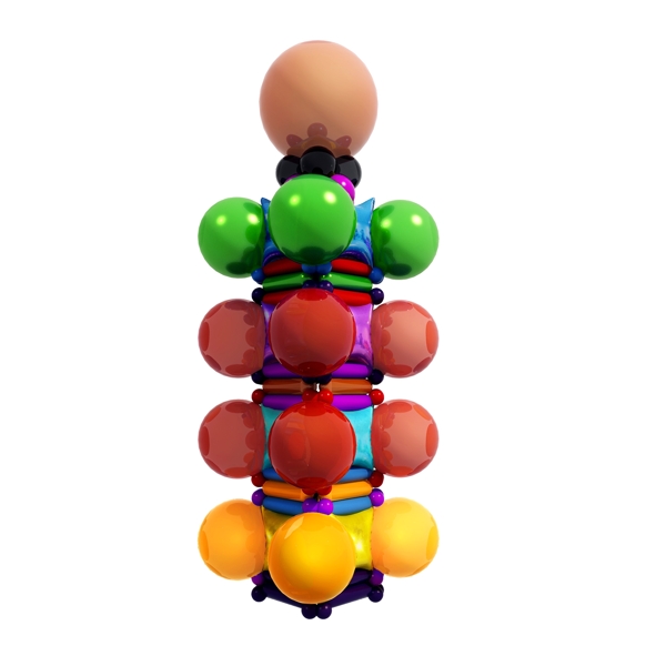 立体气球树png图
