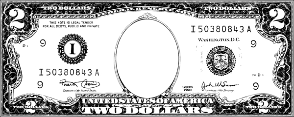 美元纸币矢量素材