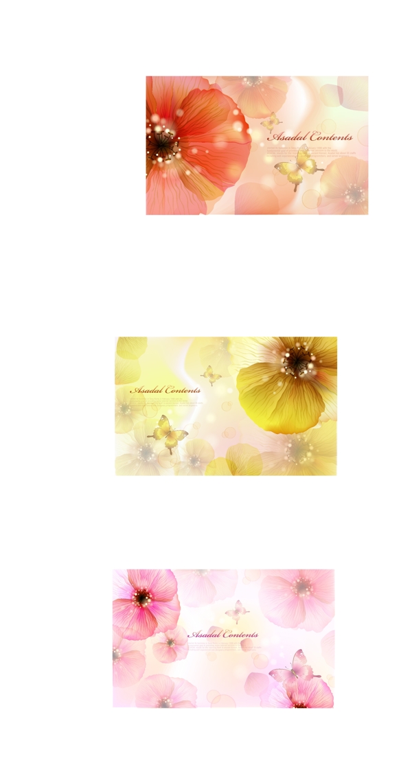 矢量花朵图片