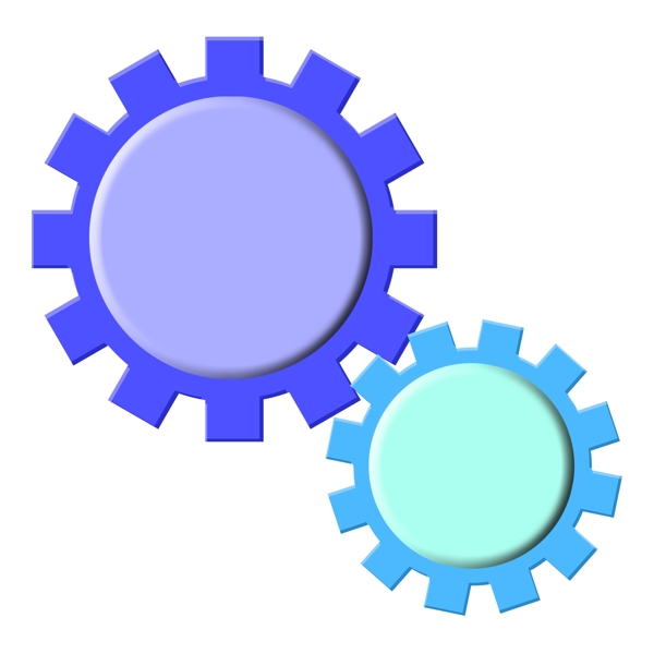 PPT装饰齿轮图标