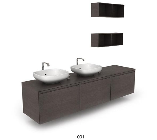 浴室橱柜3d模型素材