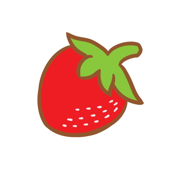 手绘水果草莓系列