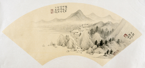 国画山水小品图片