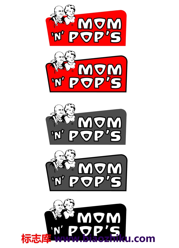 MomnPopslogo设计欣赏MomnPops食物品牌标志下载标志设计欣赏