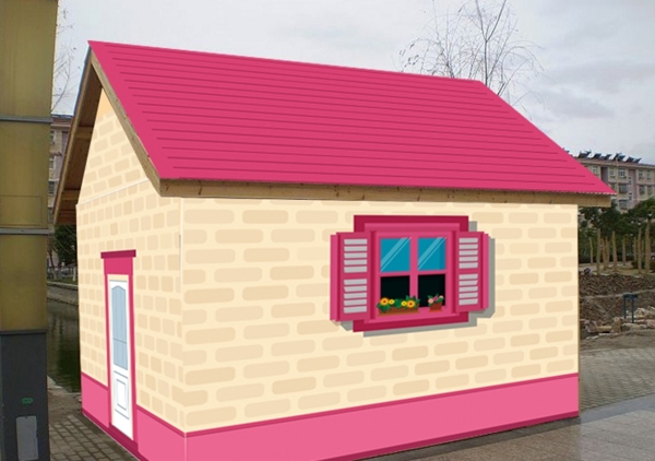 粉红色小屋