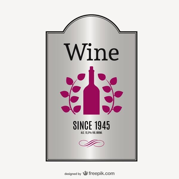 葡萄酒的优雅标签