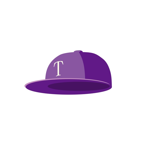 帽子紫色鸭舌帽