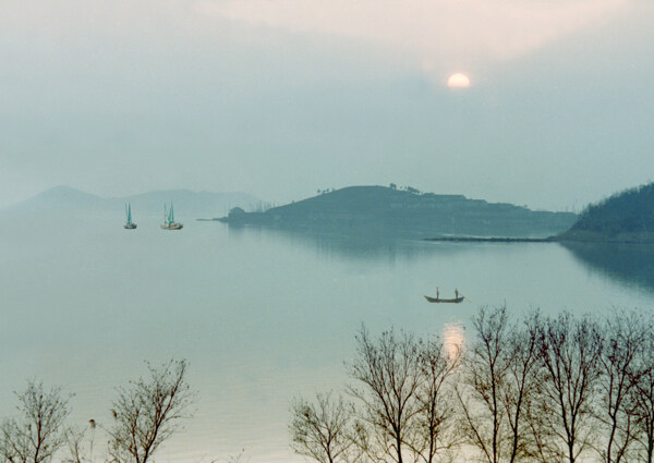 太湖日出图片