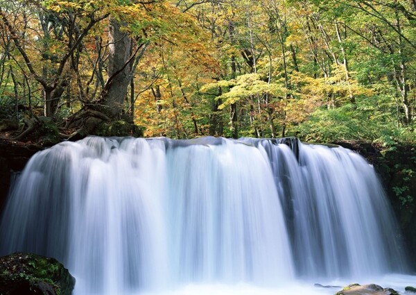 高清唯美山川流水瀑布